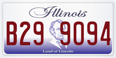 IL license plate B299094