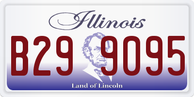 IL license plate B299095