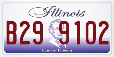 IL license plate B299102