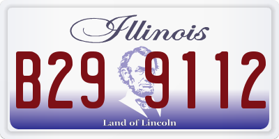 IL license plate B299112