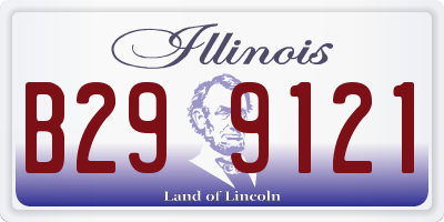 IL license plate B299121