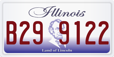 IL license plate B299122