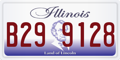 IL license plate B299128