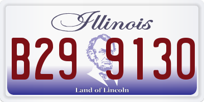IL license plate B299130