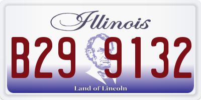 IL license plate B299132