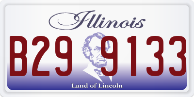 IL license plate B299133