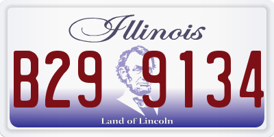 IL license plate B299134