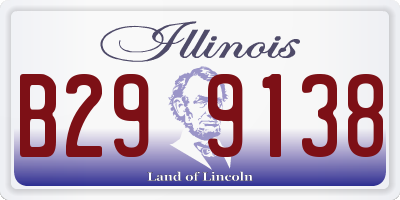 IL license plate B299138
