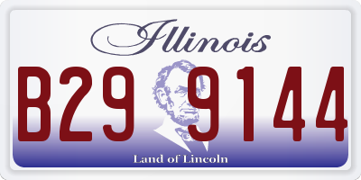 IL license plate B299144