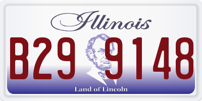 IL license plate B299148
