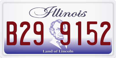 IL license plate B299152