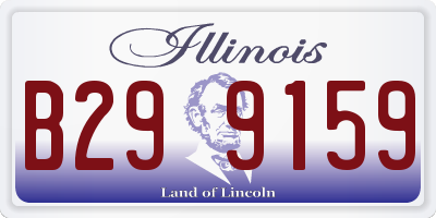 IL license plate B299159