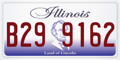IL license plate B299162