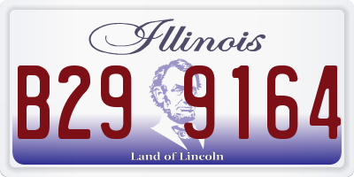IL license plate B299164