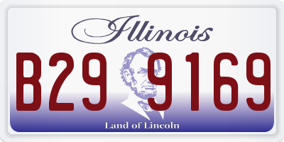 IL license plate B299169