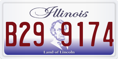 IL license plate B299174