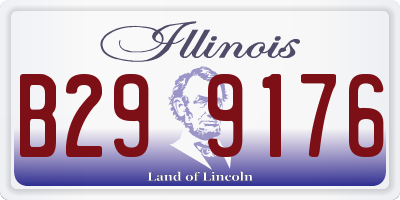 IL license plate B299176