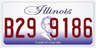 IL license plate B299186