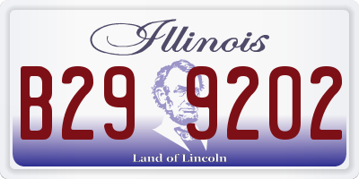 IL license plate B299202
