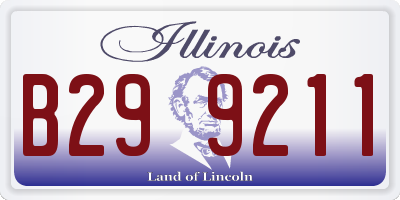 IL license plate B299211