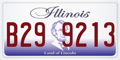 IL license plate B299213