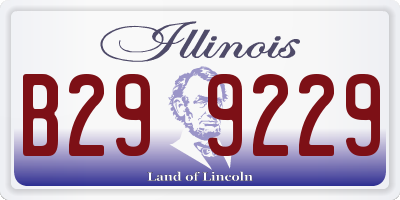IL license plate B299229