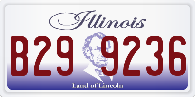 IL license plate B299236