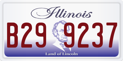 IL license plate B299237