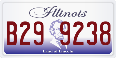 IL license plate B299238