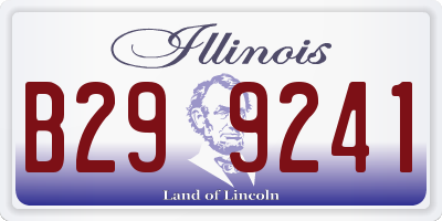 IL license plate B299241