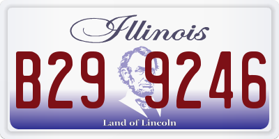 IL license plate B299246