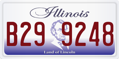 IL license plate B299248