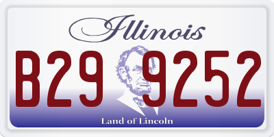 IL license plate B299252