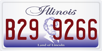 IL license plate B299266