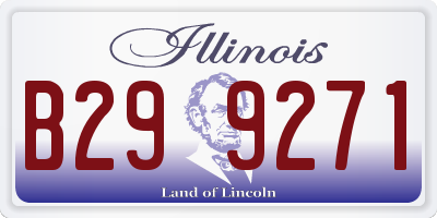 IL license plate B299271