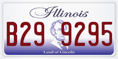 IL license plate B299295
