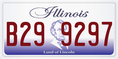 IL license plate B299297