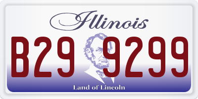 IL license plate B299299