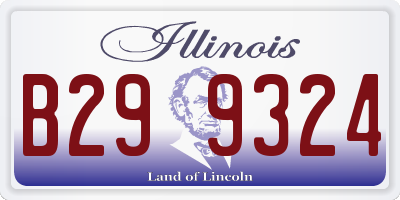 IL license plate B299324
