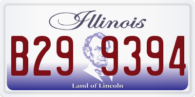 IL license plate B299394