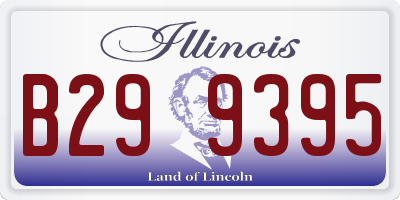IL license plate B299395