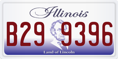 IL license plate B299396
