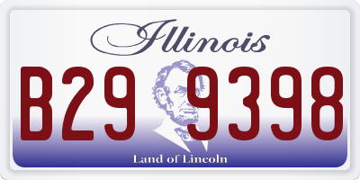 IL license plate B299398