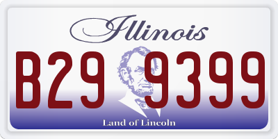 IL license plate B299399