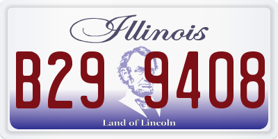 IL license plate B299408