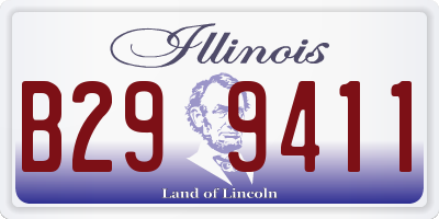 IL license plate B299411