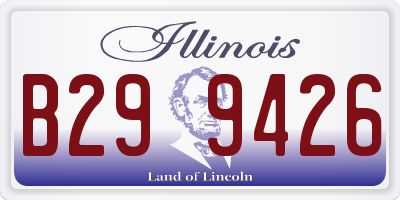 IL license plate B299426