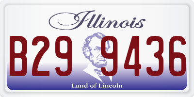 IL license plate B299436