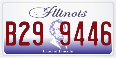 IL license plate B299446