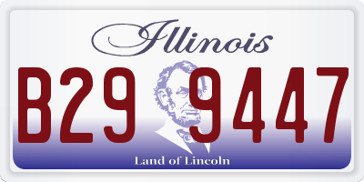 IL license plate B299447